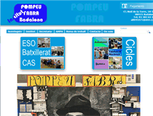 Tablet Screenshot of ipompeufabra.cat